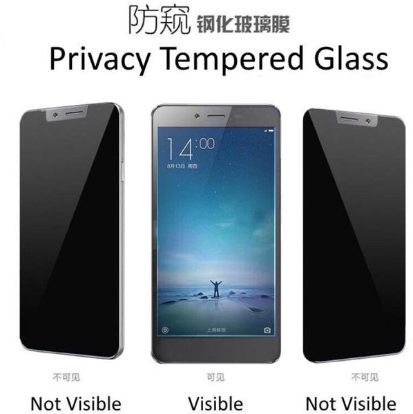 Bdotcom Privacy Anti Spy Premium Tempered Glass Screen Protector for Vivo V5 Plus