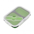 Lunch Box Silicone With Spoon And Fork - 1 Pcs