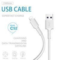 IZNC Akflash 5A Fast Charging Cable For iPhones, Apple Lightning Cable, Charging Cord 1.5 Meters For iPhone 12 12 Pro 12 Pro Max X/Max/ 11/8/7/6/ 6S/5/ 5S/Se/Plus/Ipad