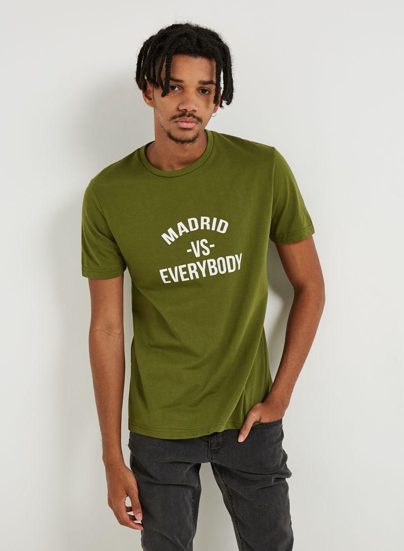 Graphic Print T-Shirt Green