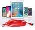 2.4A 90 Degree Nylon USB Cable for IPhone And IPad