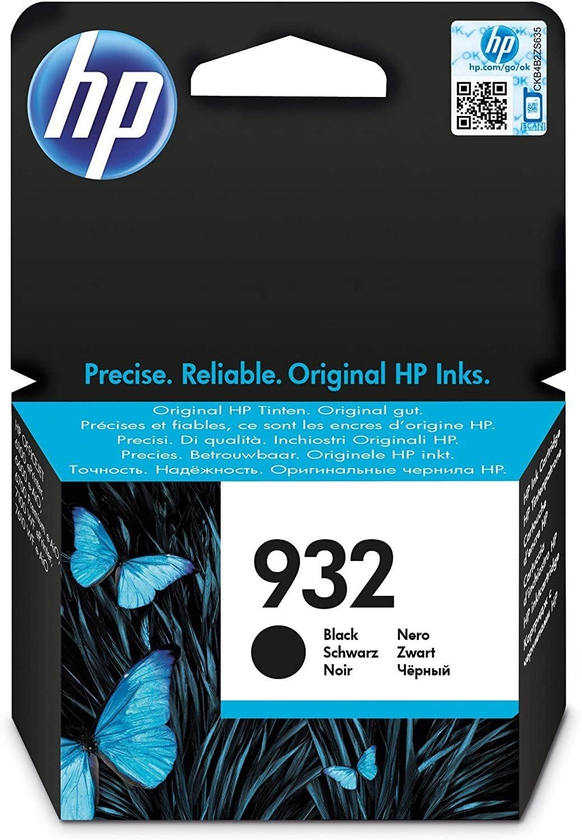 HP Cn057Ae 932 Original Ink Cartridge, Black, Single Pack