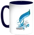 Congratulations On Eid Printed Coffee Mug Blue/White/Green