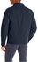 Tommy Hilfiger Men Micro-Twill Open Bottom Zip Front Jacket, Navy, X-Large