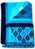 Signoola Beach Towel 100% Cotton, Blue Circles , 90 X 170 Cm