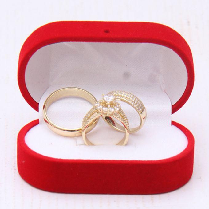 Indiana Gold Couple Wedding And Engagement Ring