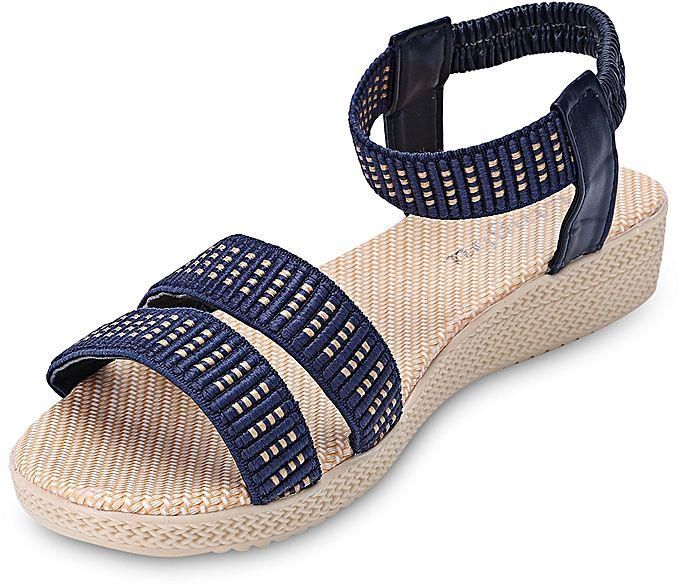 Fashion Trendy Open Toe Ankle Strap Flat Women Sandals