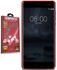 Diamond Soft Cover For Nokia 6 - Red + Diamond Glass Screen Protector