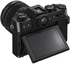 فوجي فيلم X-T30 II كاميرا بدون مرآة لون أسود مع عدسة مقاس 18-55 ملم