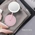 EqiEch Rechargeable Lighted Makeup Mirror, 1X/10X Magnifying Vanity Mirror with 42 LED Lights, Light Up Mirror for Travel, Portable Tabletop Cosmetic Mirror, 3 Color Dimmable(0-1200 Lux)