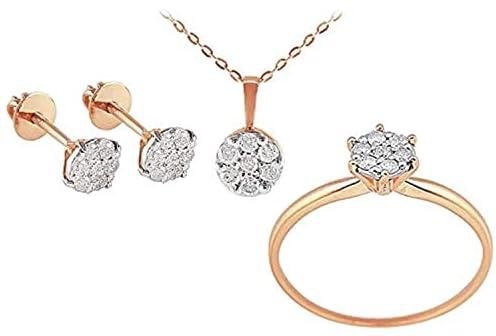Vera Perla Women's 18K Solid Rose Gold Jewelry Set - SS3