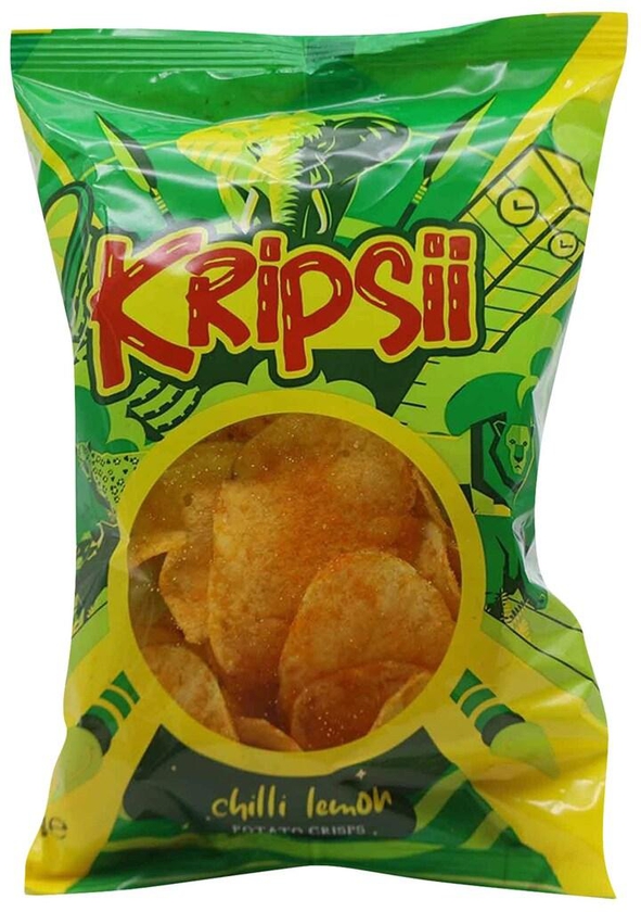 Kripsii Chilli And Lemon Potato Crisps 25g
