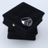 Sterling Silver 925  Ring with Black zircon stone size 8