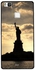 Thermoplastic Polyurethane Skin Case Cover -for Huawei P9 Lite Statue Of Liberty لعبة ألغاز تمثال الحرية