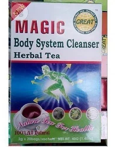 Great Tea Magic Body System Cleanser & Herbal Tea -20teabags