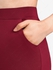 Plus Size Pockets Lace Trim Braided Leggings - 2x | Us 18-20