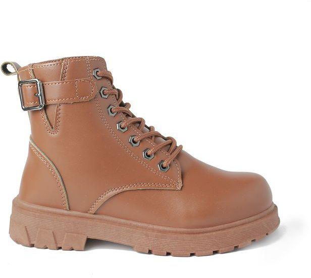 123 Leather Half Boots For Women