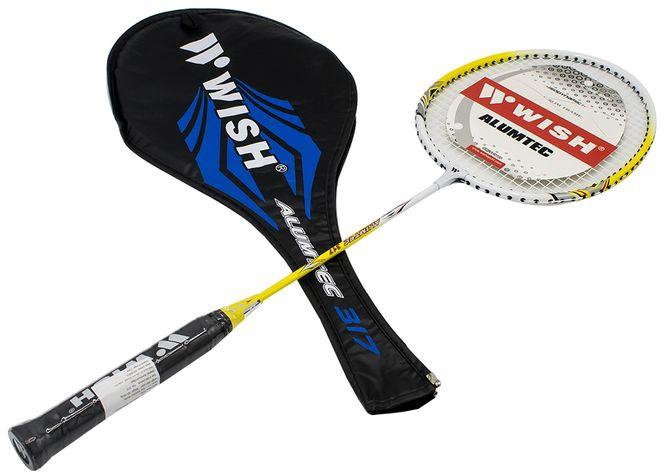 WISH Badminton Racket No. 317 With 3/4 Cover