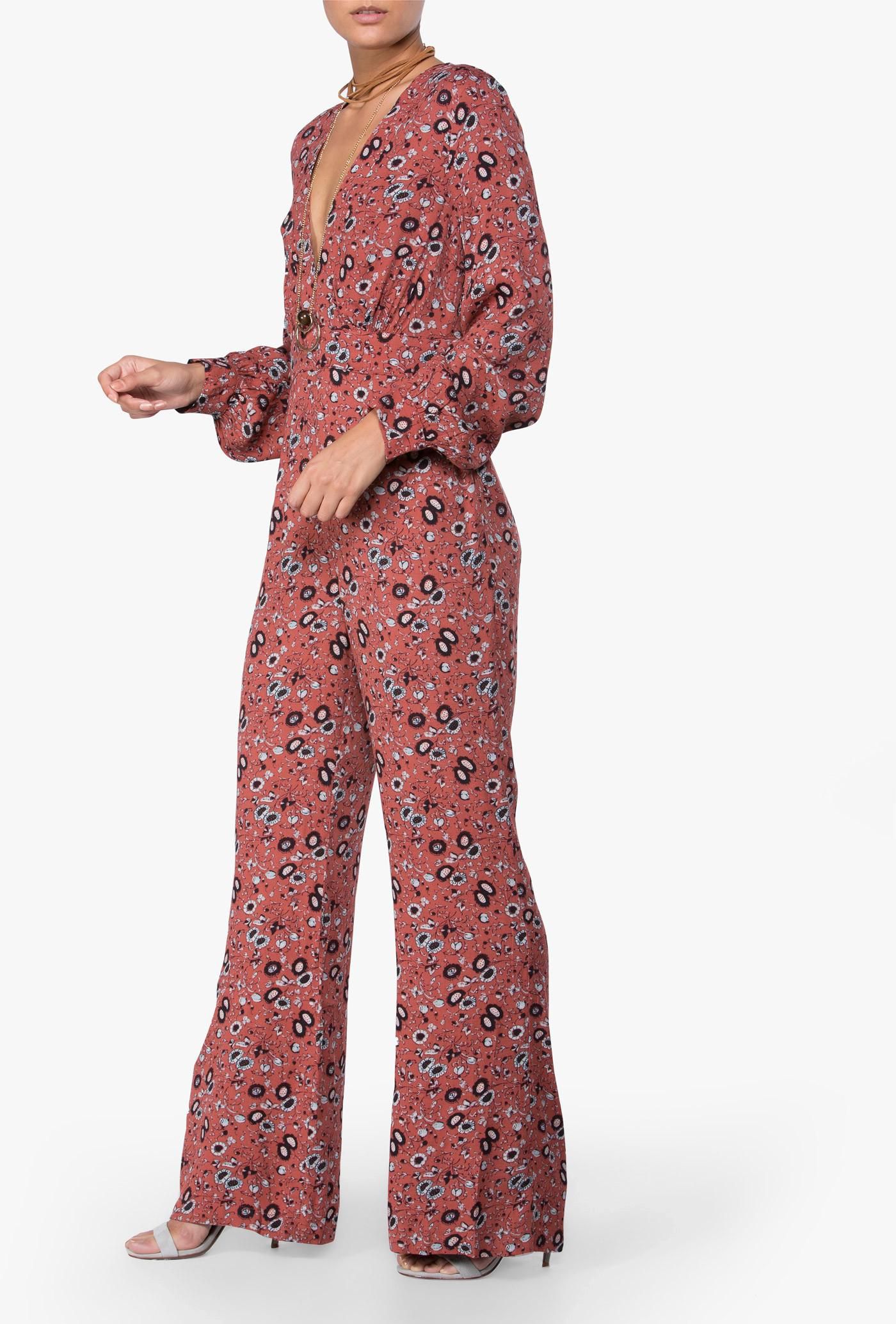 Some Like It Hot Floral Jumpsuit