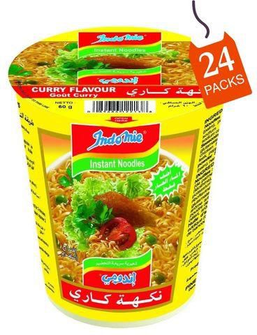 Indomie Chicken Curry Noodles Cup – 60g - Pack of 24