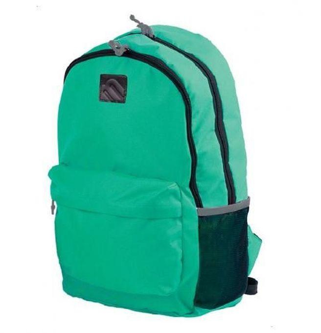 Mintra School And University 3 Pockets Comfortable Backpack Bag , Green
