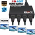 HDMI Splitter HDCP 4K 1x4 1 In 4 Out Power Signal Amplifier 1080P 3D 1x4 Audio Spliter HDMI Converter 1x4 HDMI Adapter