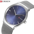 Men Stainless Steel Waterproof Curren Watch 8256 Silver/Blue
