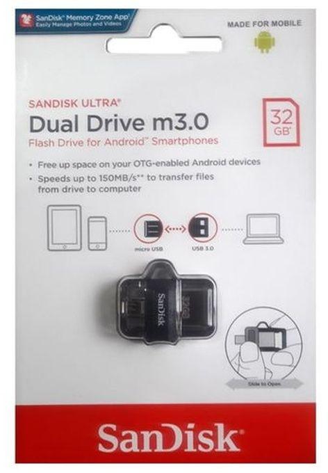 SanDisk 32GB Ultra OTG Dual USB Flash Drive