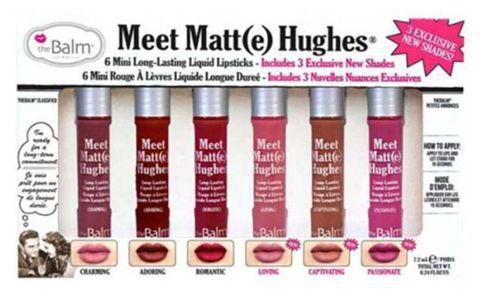 The Balm Girls THE BALM Meet Matte Hughes Mini Kit 3. Lipstick Set 6, Multicolour
