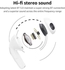 J6 TWS In-Ear Earphones With Charging Box Black