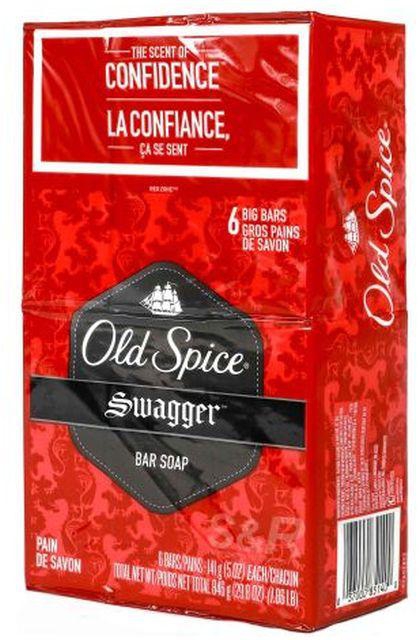 Old Spice Swagger Scent Bar Soap - Pack Of 6 Bars