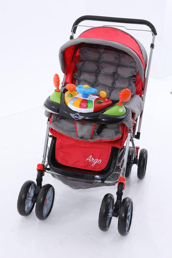Argo عربة اطفال - احمر