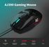 Ajazz AJ390 USB Wired Gaming Mouse with 7 Keys Adjustable DPI Ergonomic Design Hollowed-out Honeycomb Design White | AJ-390