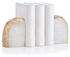 Acropolis Marble Bookends
