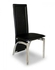 Black Leather Dining Chair - 4 Pieces
