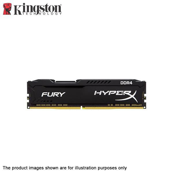 Kingston HyperX FURY 8GB DDR4 2666 CL 16 288-Pin UDIMM Gaming RAM HX426C16FB2/8  (Black)