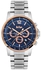 Lee Cooper Multi Functon Stainless Steel  Metal With Blue Dial Rose Gold Bezel Men's Watch LC06179-590