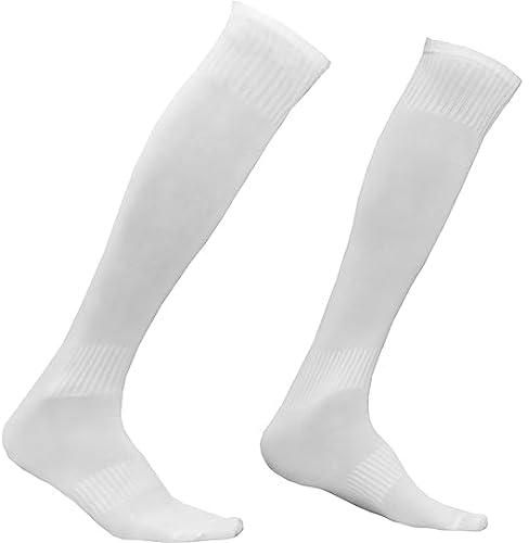 FOXBERRY Football Socks For kids, Soccer Socks, Sports Socks One Pair White Colour Anti-slip Football Socks Football Running Or Training