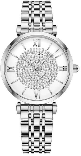 Female Stainless Steel Watch - Silver Gold