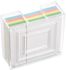 Comix C4215 1 Piece Memo Note Box Simple Transparent Storage Box