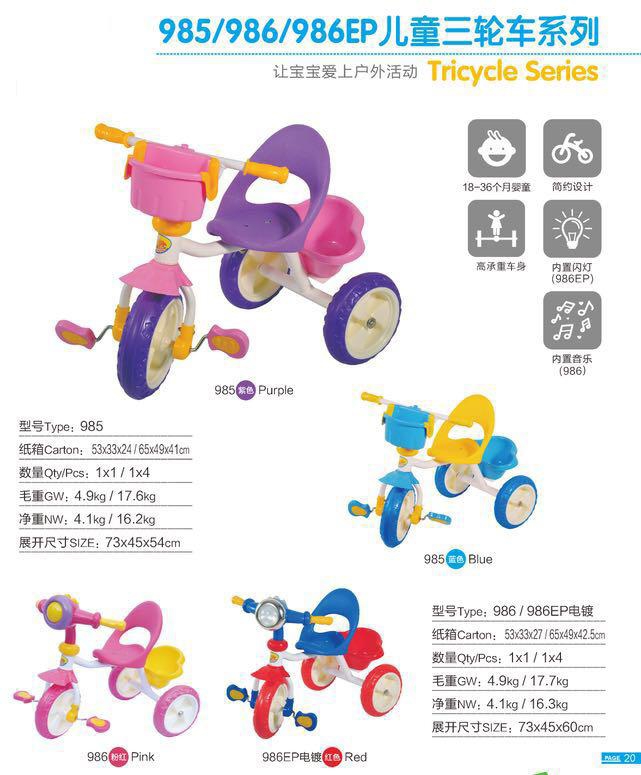 Children ‘s Tricycle & Kids Tricycle