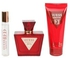 Guess Seductive Red Set For Women, 75 ml Eau De Toilette, 15 ml Travel Spray, 100 ml Body Lotion With Pouch