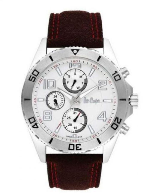 Lee Cooper LC-23G-A - Leather Watch - Brown