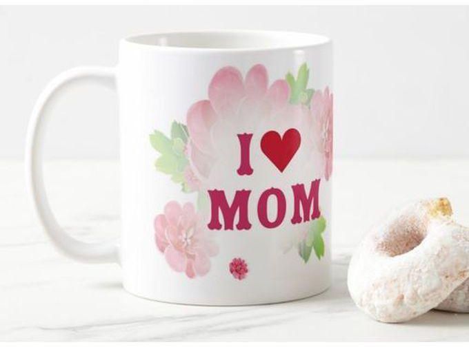 Mother's Day - I Love Mom - Mug - Multicolor - 325 Ml
