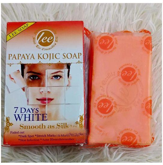 Kojic Acid Soap Lee Papaya Kojic Soap 7 Days White Soap - 160g.