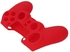 Microware Silicone Protective Skin Case Cover for Sony PlayStation 4 PS4 Controller - Red