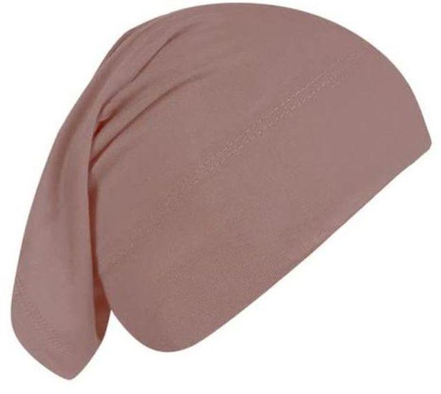 Farah Premium Cotton Lycra Open-End Underscarf Hijab Tube Bandana - Versatile And Comfortable Headwear - Coffee