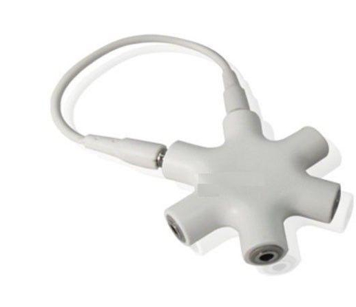3.5mm Earphone Headphone Audio Splitter 1 Male to 2 3 4 5 Female Port Cables