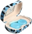 Traveling Storage Box Contact Lens, Case Holder with Mirror, Blue