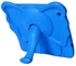 غطاء حماية بتصميم ثلاثي الأبعاد على شكل خرطوك فيل لأجهزة آي باد 2‏/3‏/4 من أبل أزرق